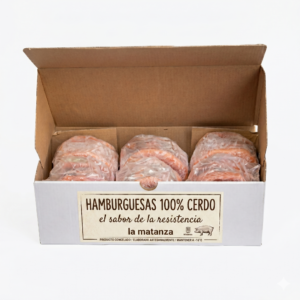 Hamburguesa de Cerdo caja x 20u